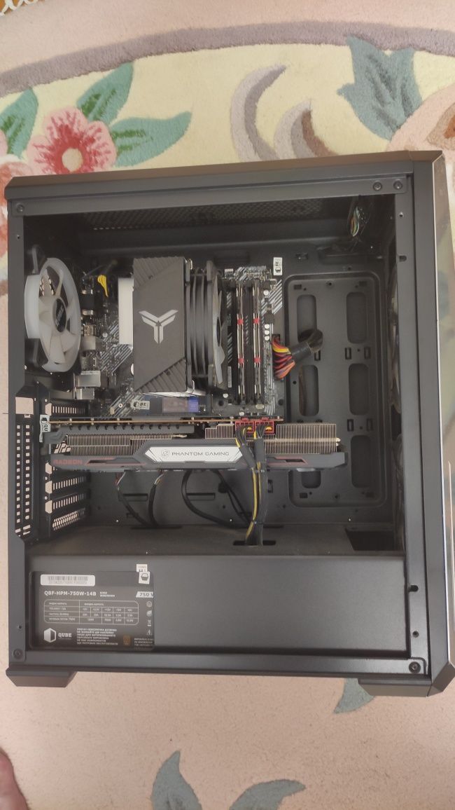 Комп'ютер QUBE ігровий QB Ryzen 5 5600X RX 16GB 164