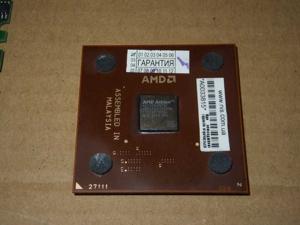 Процесор AMD Athlon Ax1700Dmt3C,ОЗУ RAM DDR 400