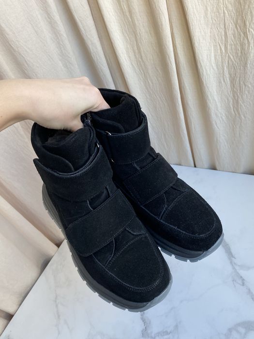 Зимові черевики чоботи натуральна замша жіночі
