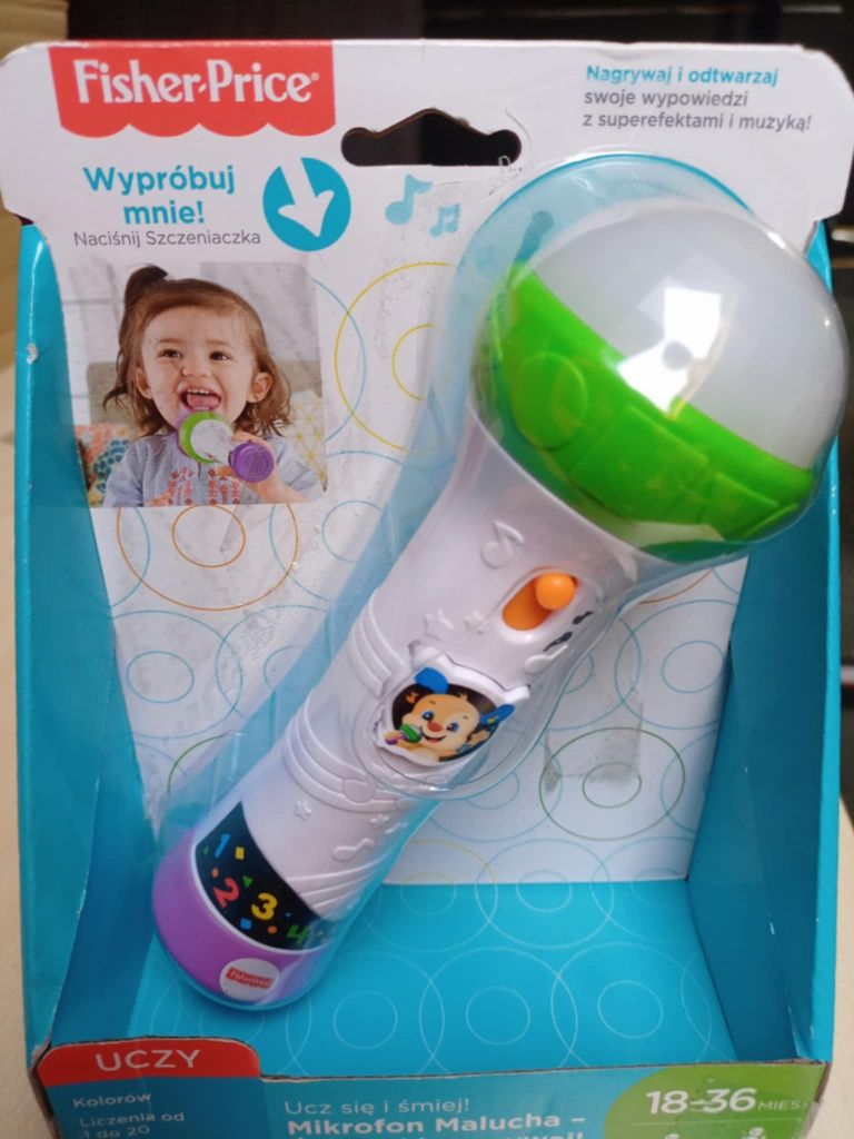 Mikrofon Fisher Price Śpiewaj i nagrywaj FBP38