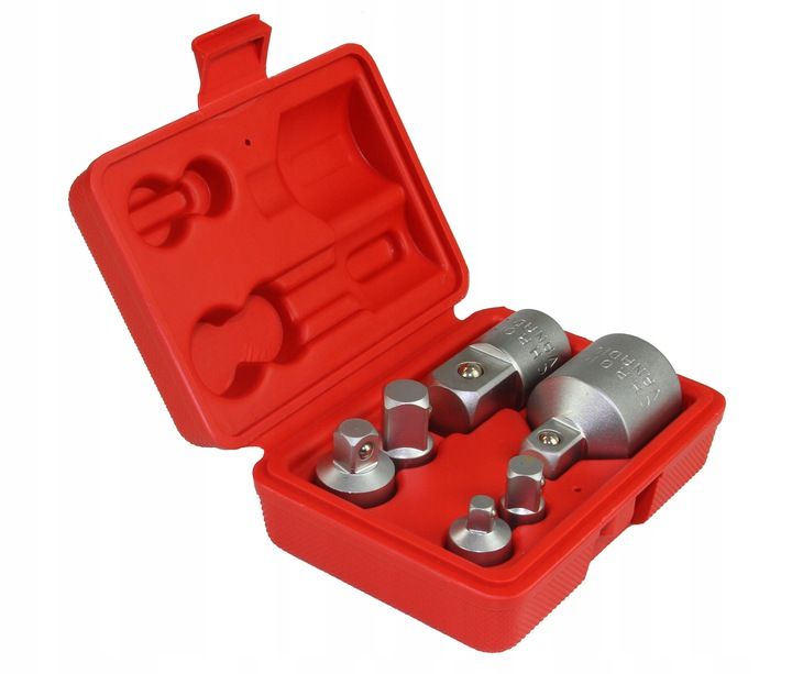 ZESTAW REDUKCJI UDAROWYCH 6szt 1/4" 1/2" 3/4'' 3/8'' Mar-Pol