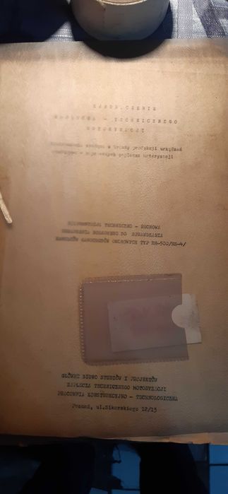 stara dtr do urządzenia hamulcowego RH-500 dla kolekcjonerów