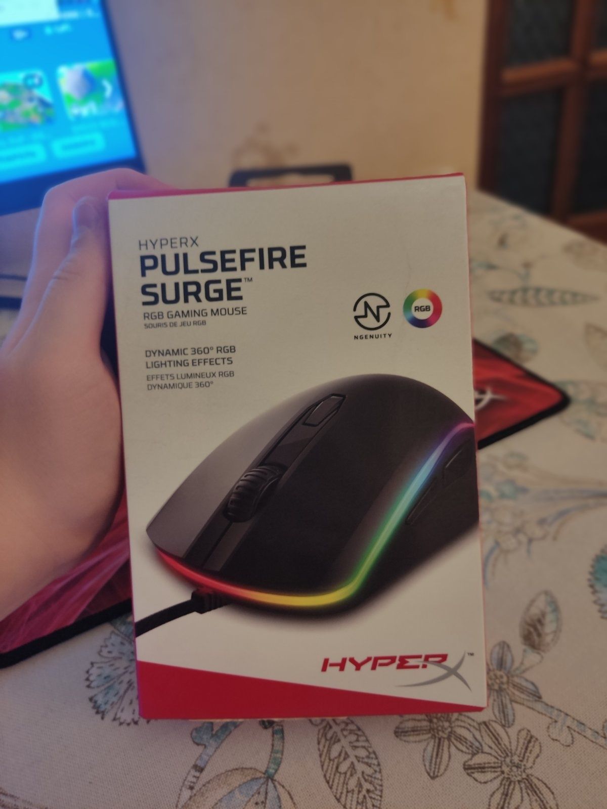 Миша провідна ігрова HyperX Pulsefire Surge Black