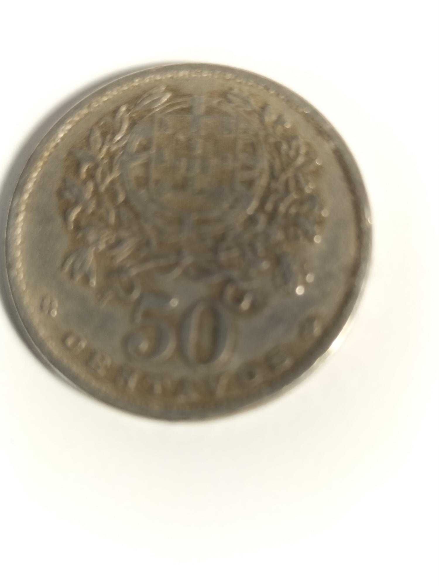 Moeda 50 centavos- 1955