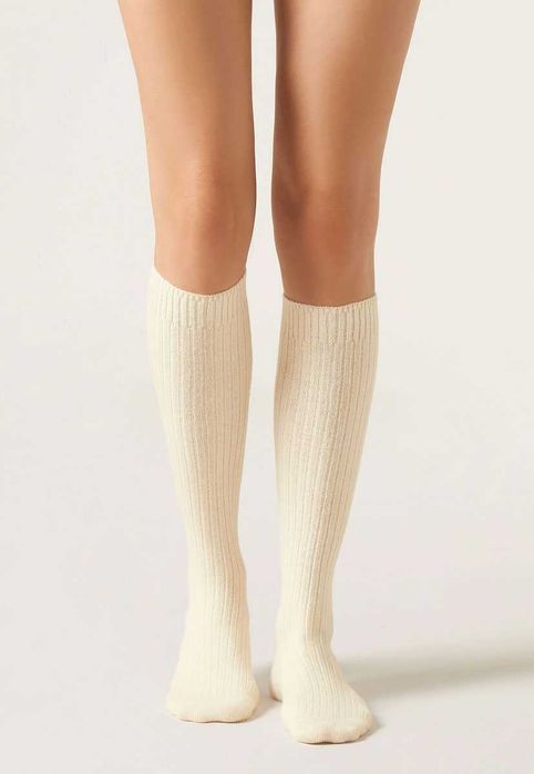 Гольфи теплі з вовною в рубчик молочні бежеві коричневі