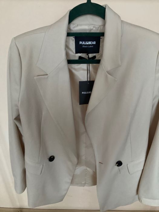 Nowa beżowa marynarka Pull& Bear roz. XS