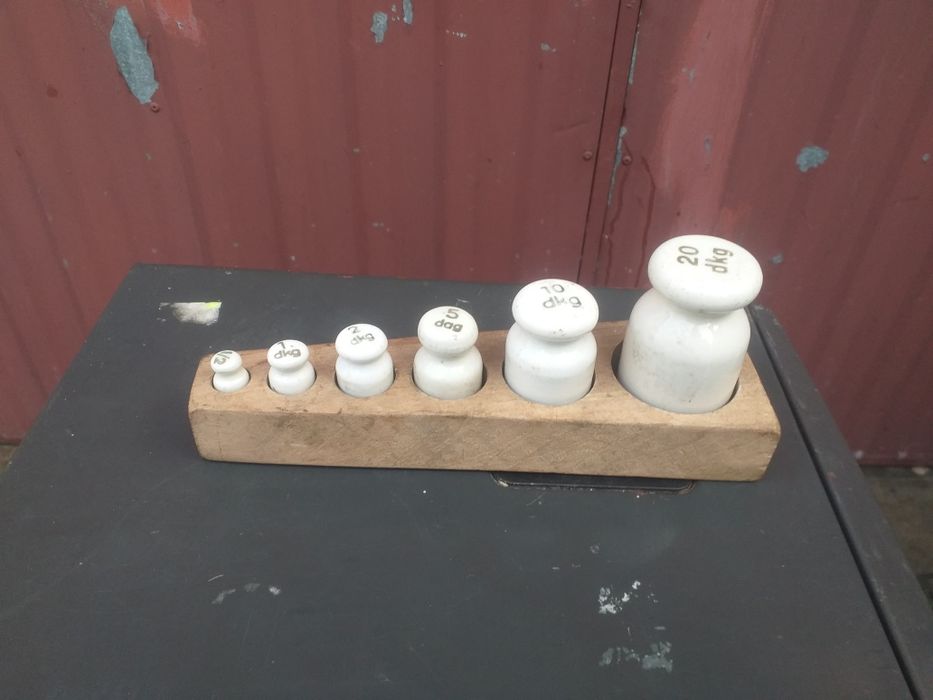 Odważniki do wagi szalkowej