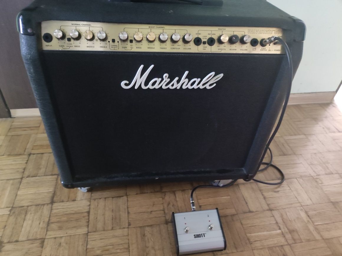 Wzmacniacz Marshall Valvestate 8080 + footswitch (nowa lampa!)