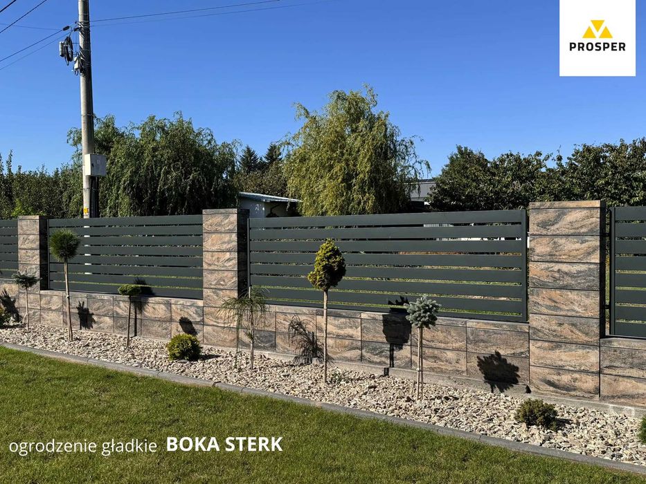 Pustak ogrodzeniowy KONEKT 50x20x20 STERK bloczki ogrodzeniowe