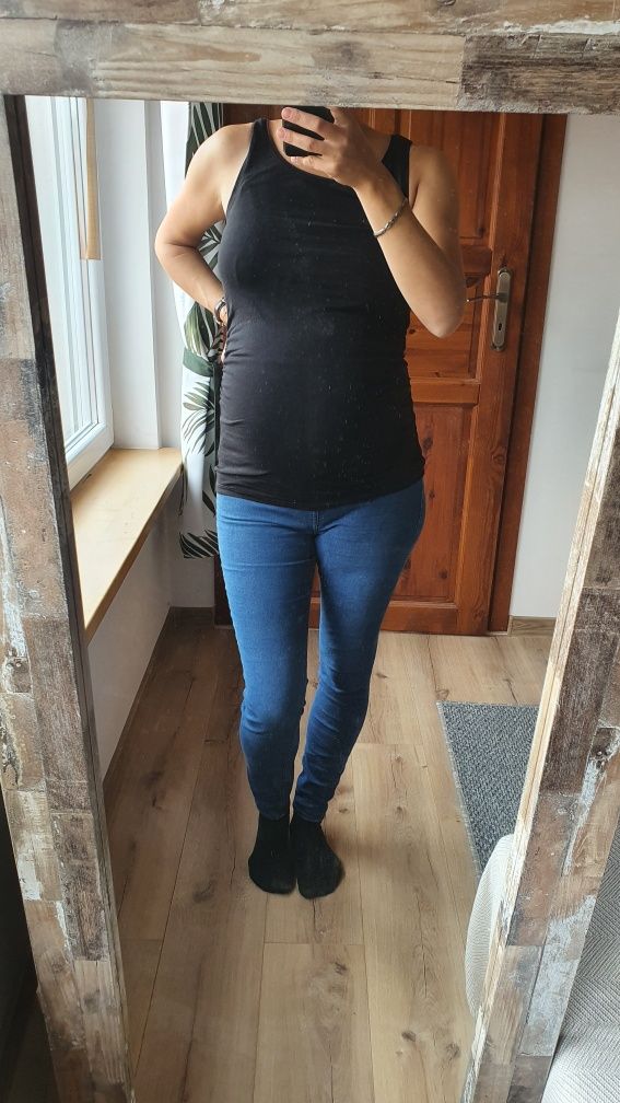 Paka ubrań ciążowych 10 sztuk M bluzki tshirty koszulki 12zł/szt!