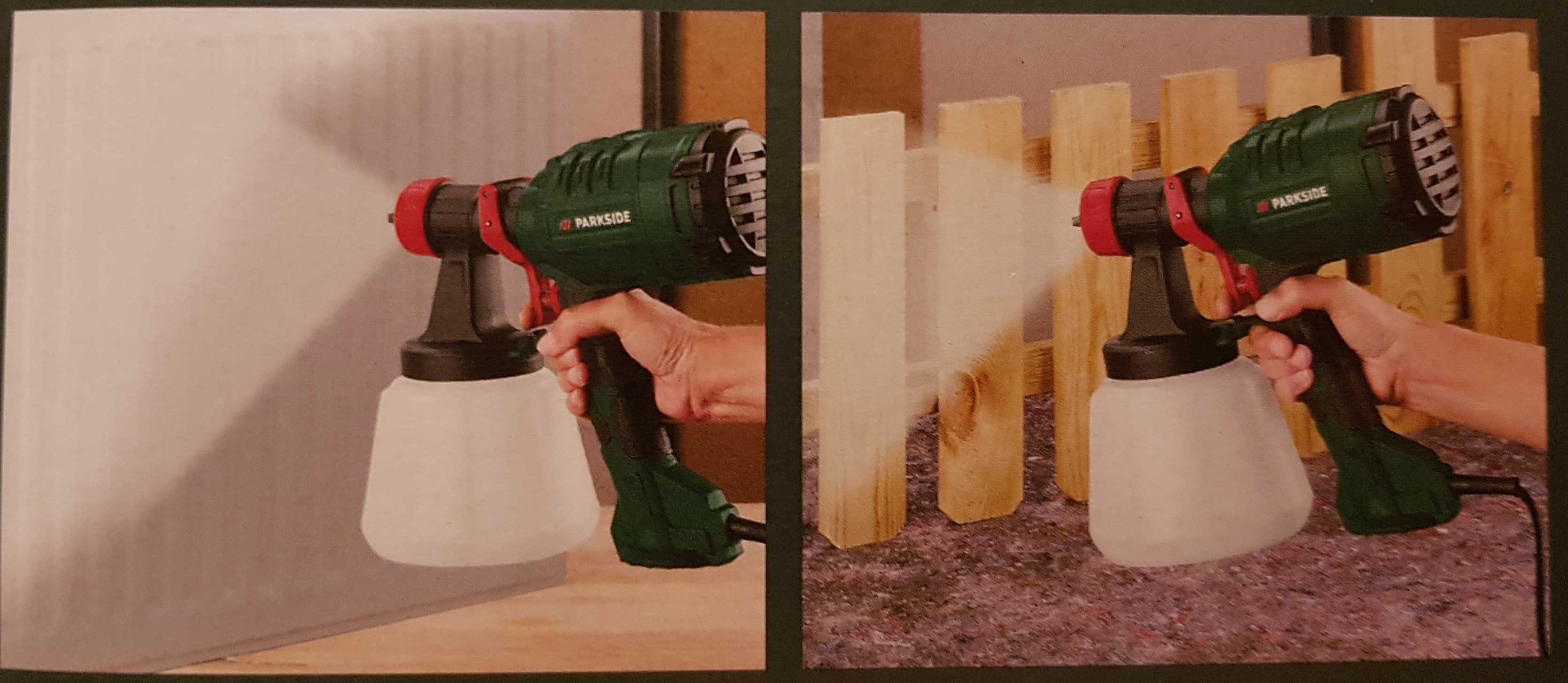 Pistolet natryskowy do malowania 450W Parkside nie użyty