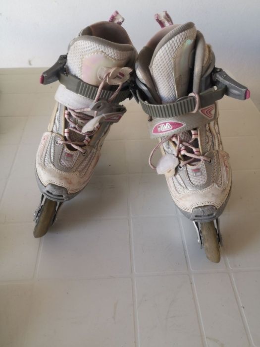 Patins em Linha + saco