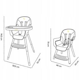 Krzesełko do karmienia Sunt marki Skiddoü