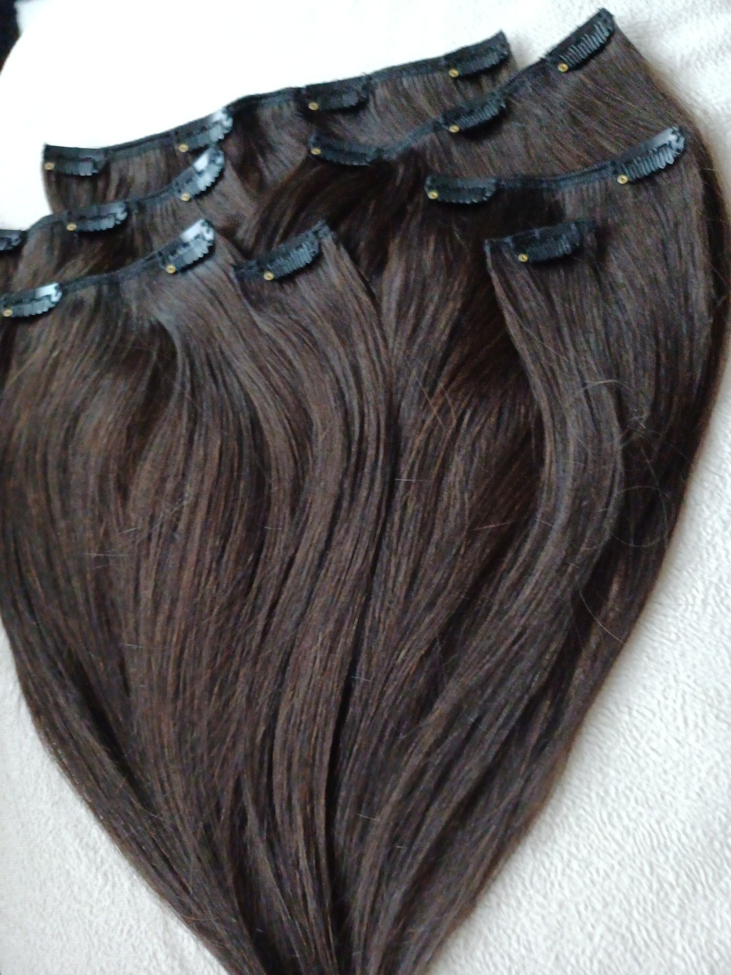 Włosy naturalne Clip in 38cm
