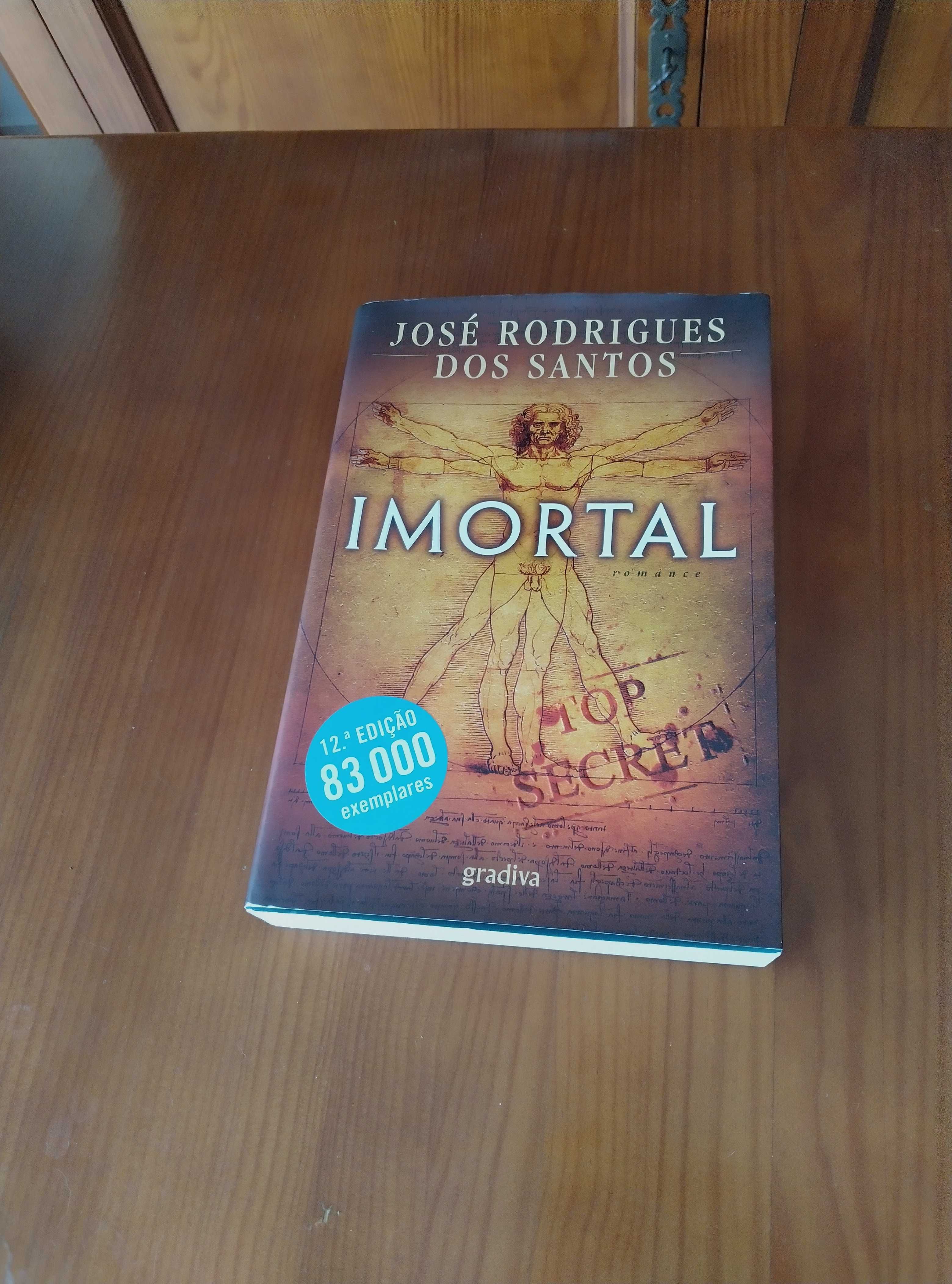 Livro "Imortal" do José Rodrigues dos Santos