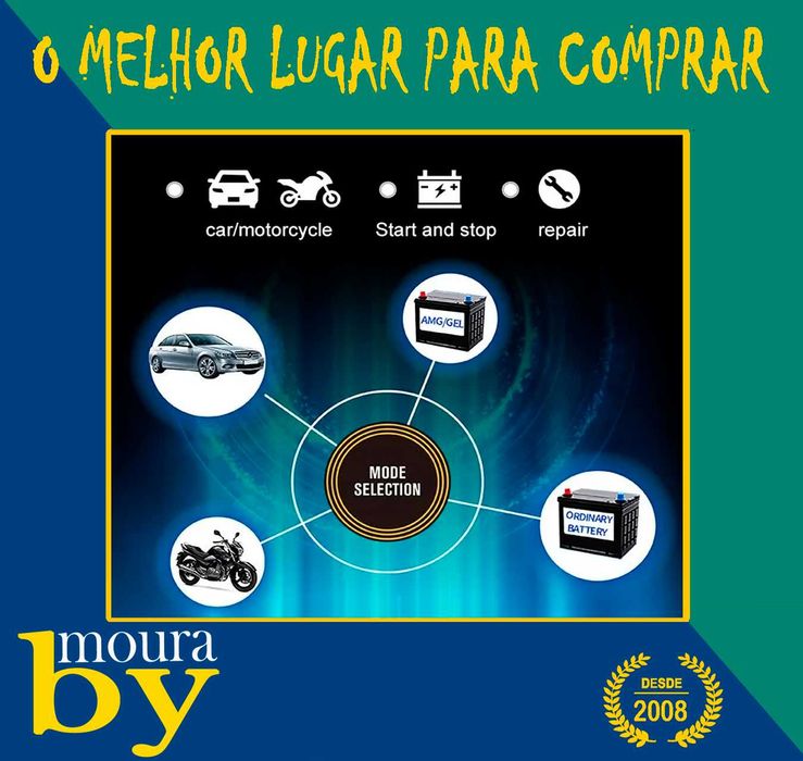 carregadores de bateria 12V 6A  bateria de carro e motocicleta