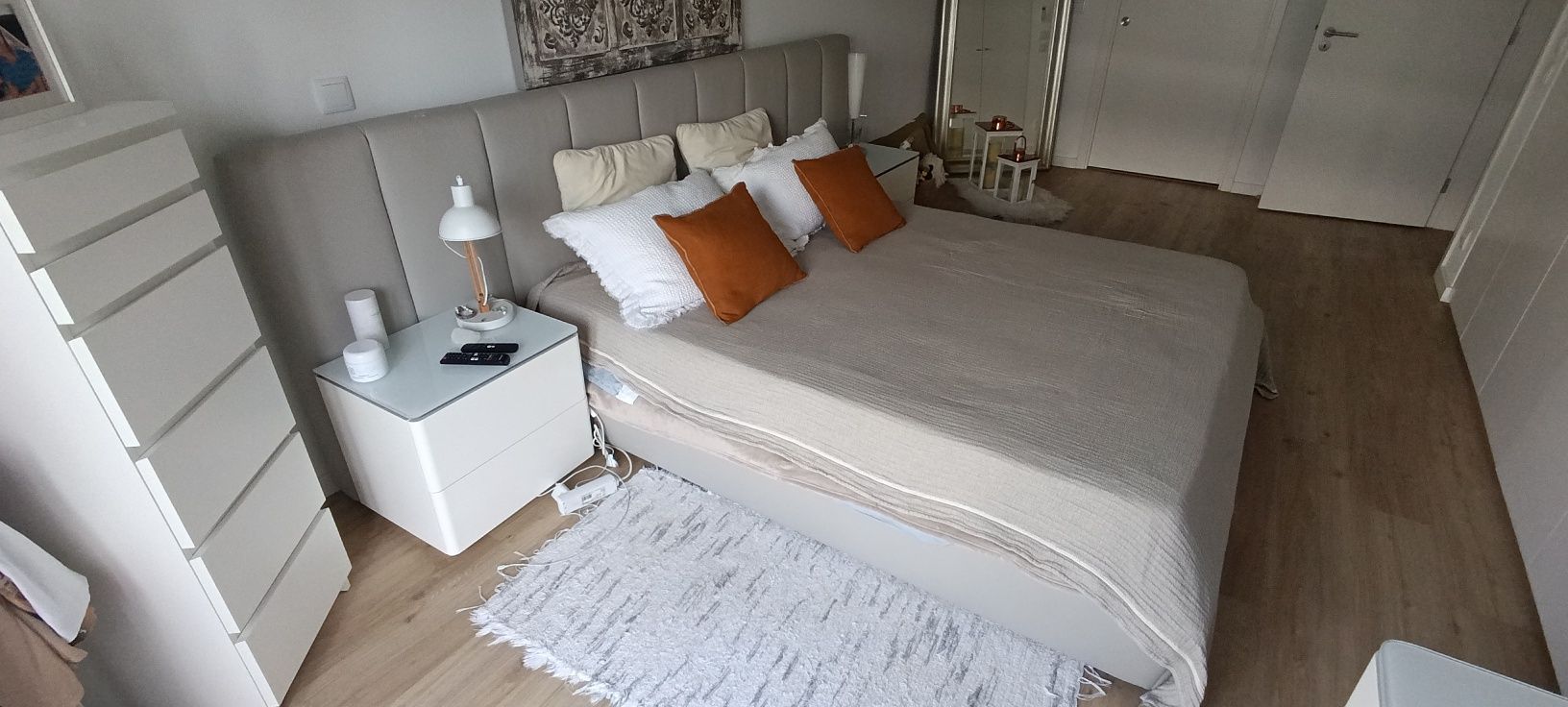 Cama de casal 200/160 sem colchão de marca Antarte