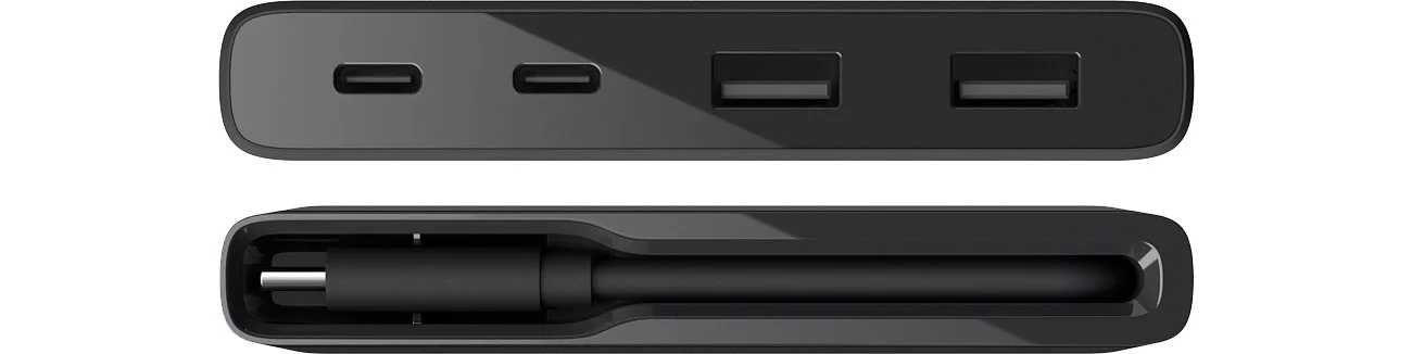 Hub Port USB Belkin P-F4U090 (2x USB, 2x USB-C, 10cm)