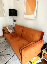 Orange Sofa from Sklum. Like New.