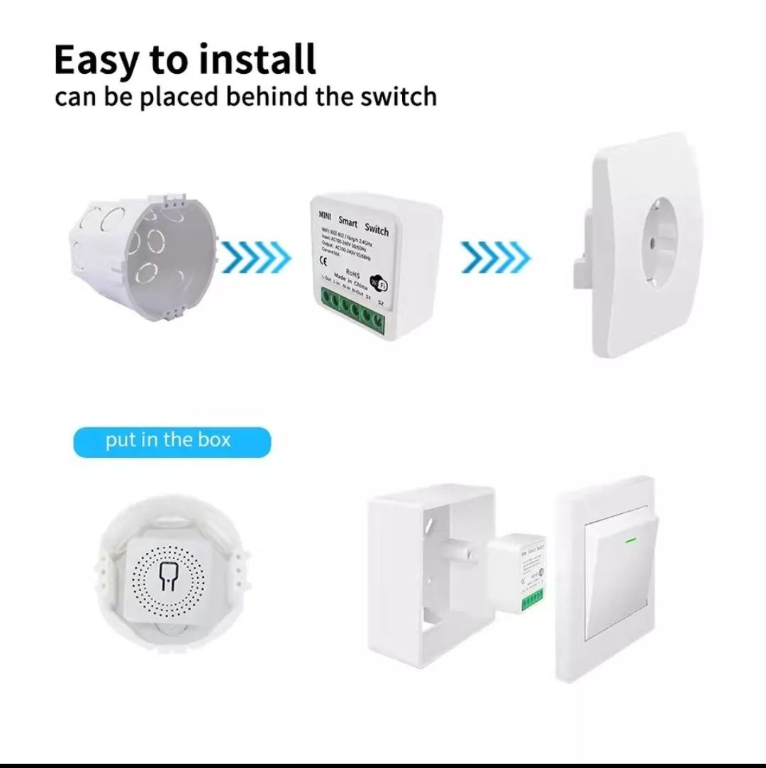 Mini interruptor inteligente/smartswitch wifi