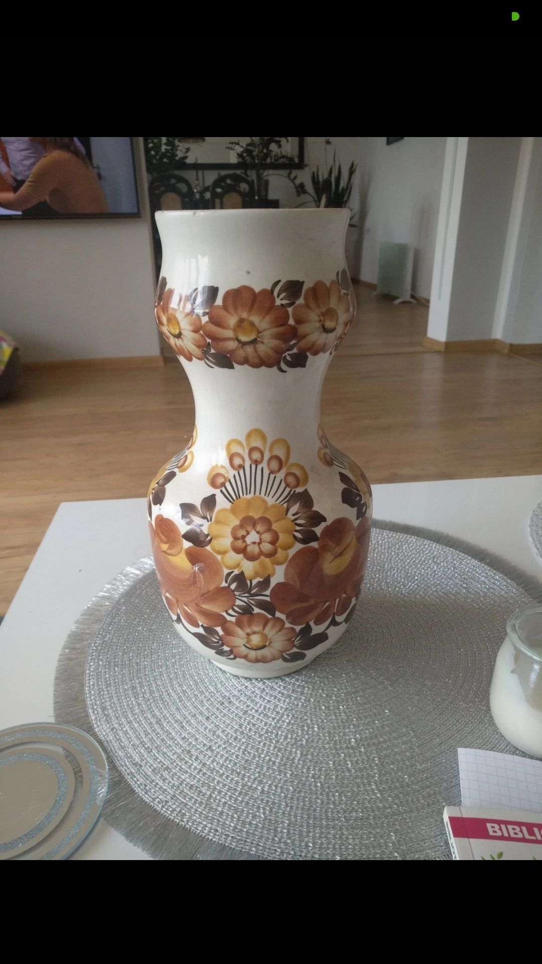 Wazon ceramika kwiaty