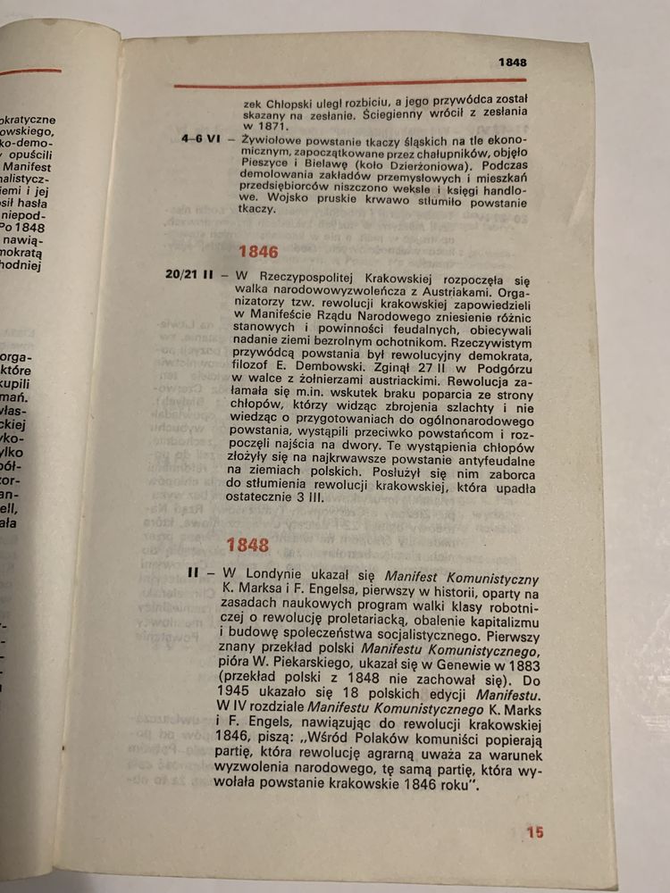 100 lat  polskiego ruchu robotniczego kronika wydarzeń