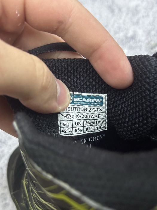 Кроссовки Scarpa Gore Tex