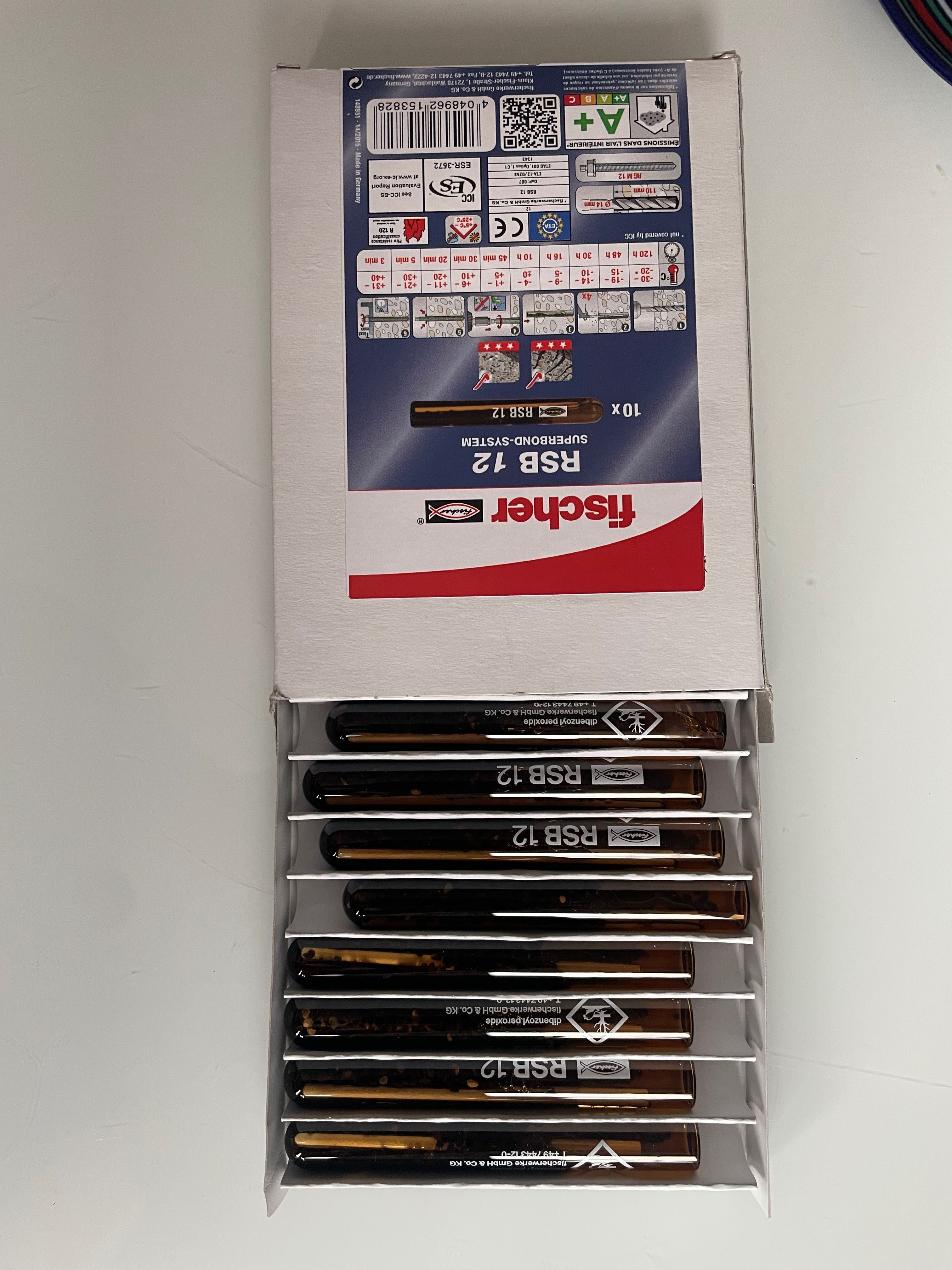 Kotwa chemiczna Fischer RSB 12 ( ampułka)