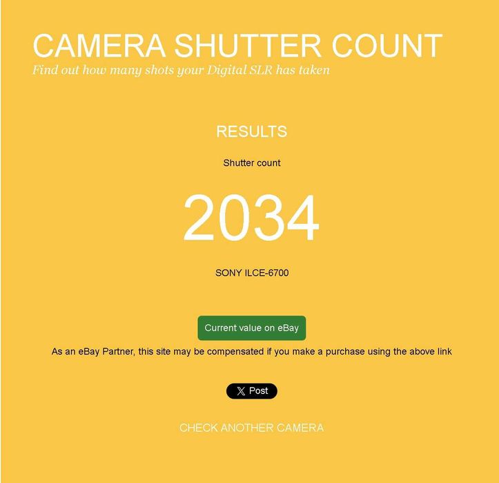 Sony ILCE a6700  - Corpo - (como nova) - 2034 shots