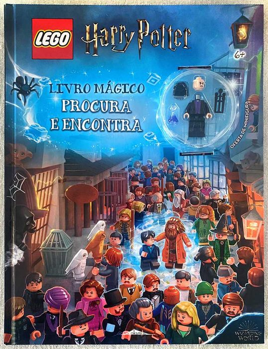 Livro Lego - Harry Potter, Livro Mágico (Novo,c/boneco)