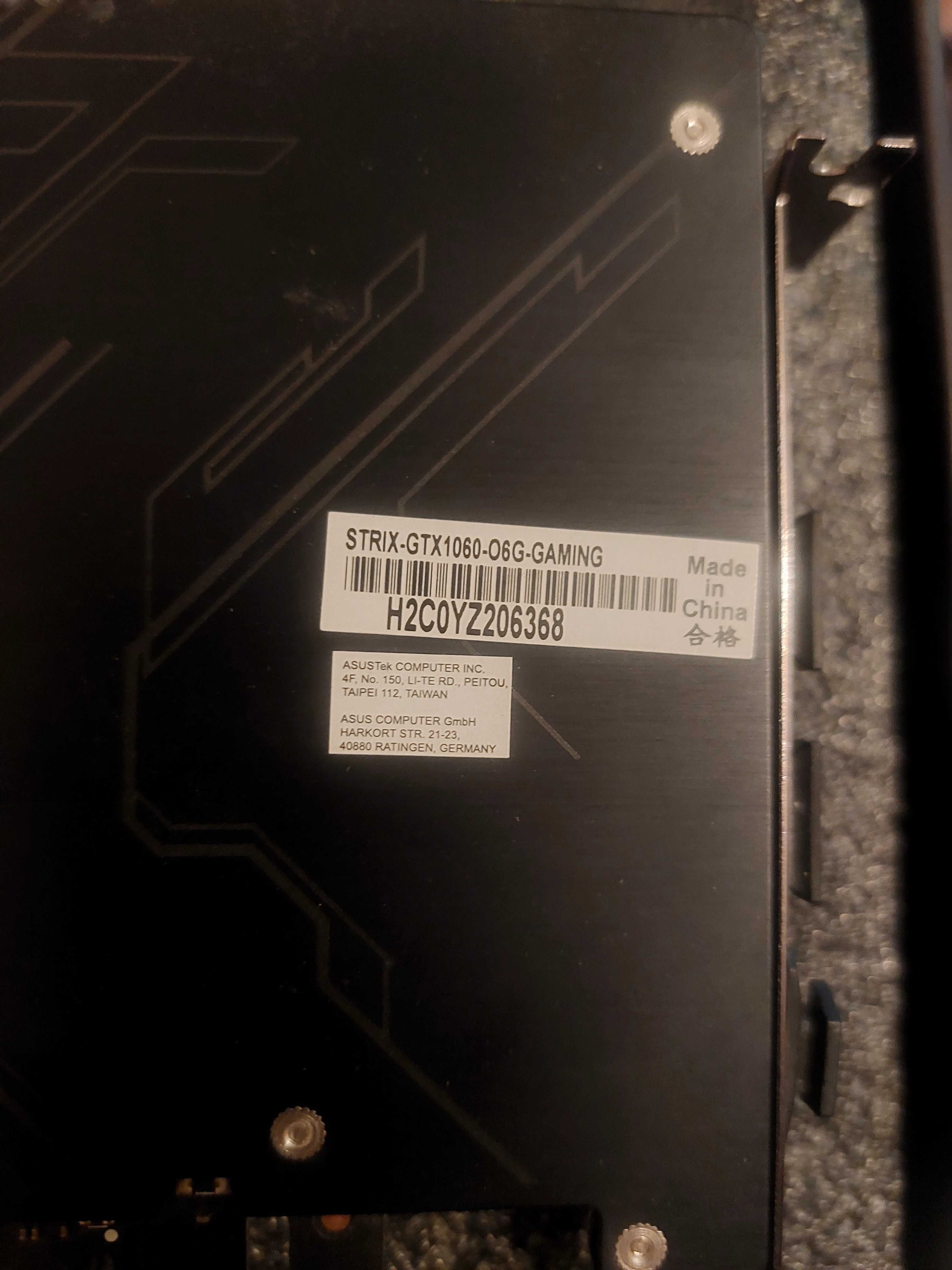 Karta graficzna Asus GeForce GTX 1060 6GB GDDR5