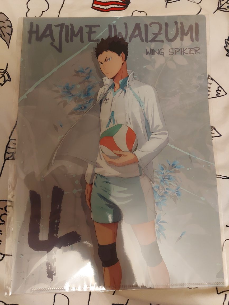 Clear file teczka na dokumenty Iwaizumi Hajime anime Haikyuu Haikyu HQ