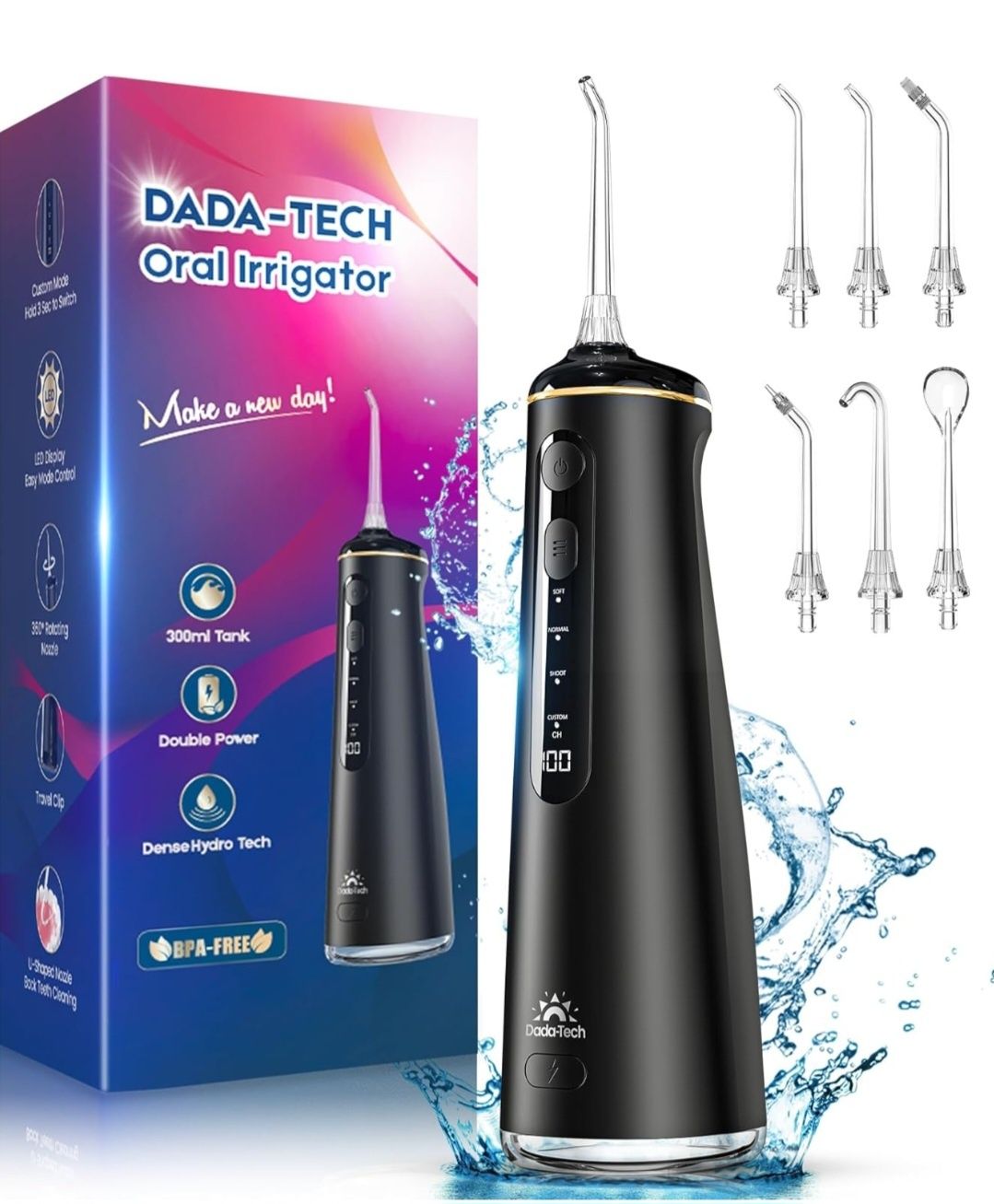 DADA-TECH Bezprzewodowy irygator doustny