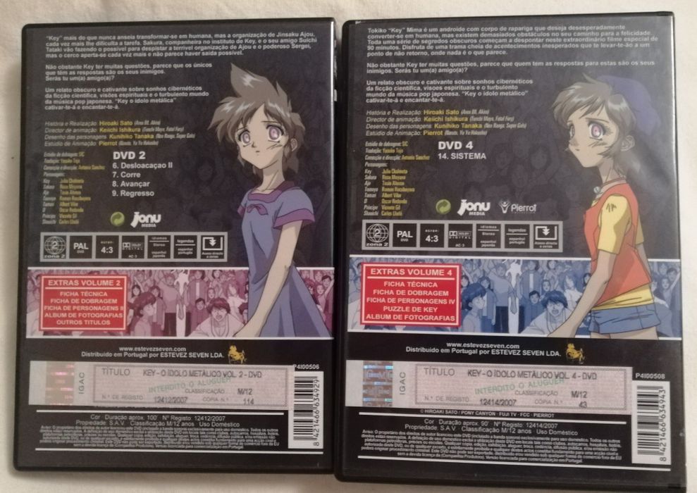 O Ídolo Metálico - Key - animação manga