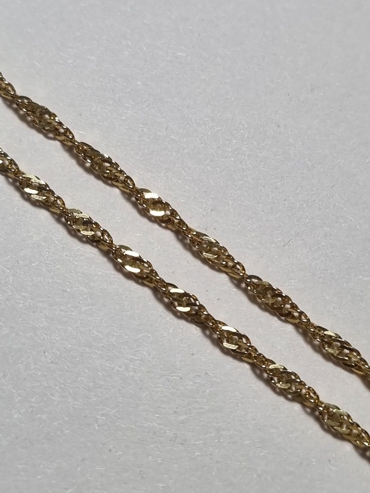 złoty łańcuszek   50 cm  pr.585