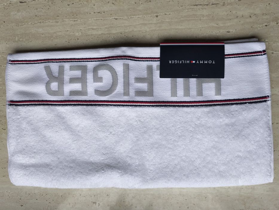 Ręczniki Tommy Hilfiger 3szt białe 50/100 100% cotton