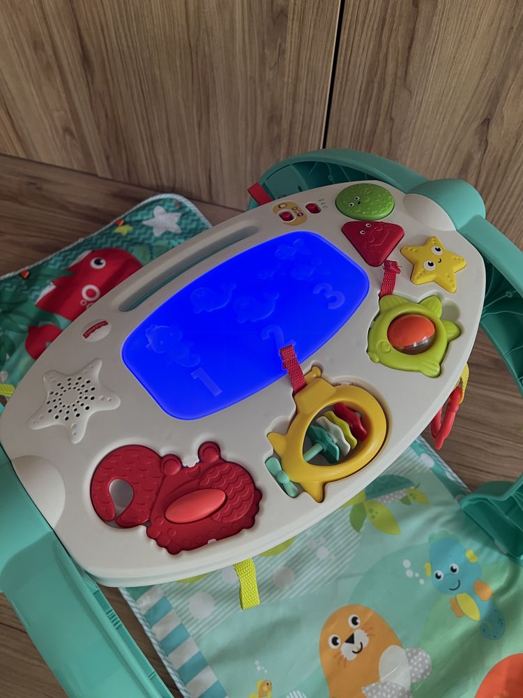 Fisher-Price Aktywizująca mata 4w1 Muzyczny Ocean stolik interaktywny