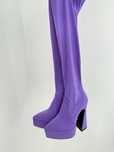 Boskie buty botki damskie za kolano na plafotmie sexy 36