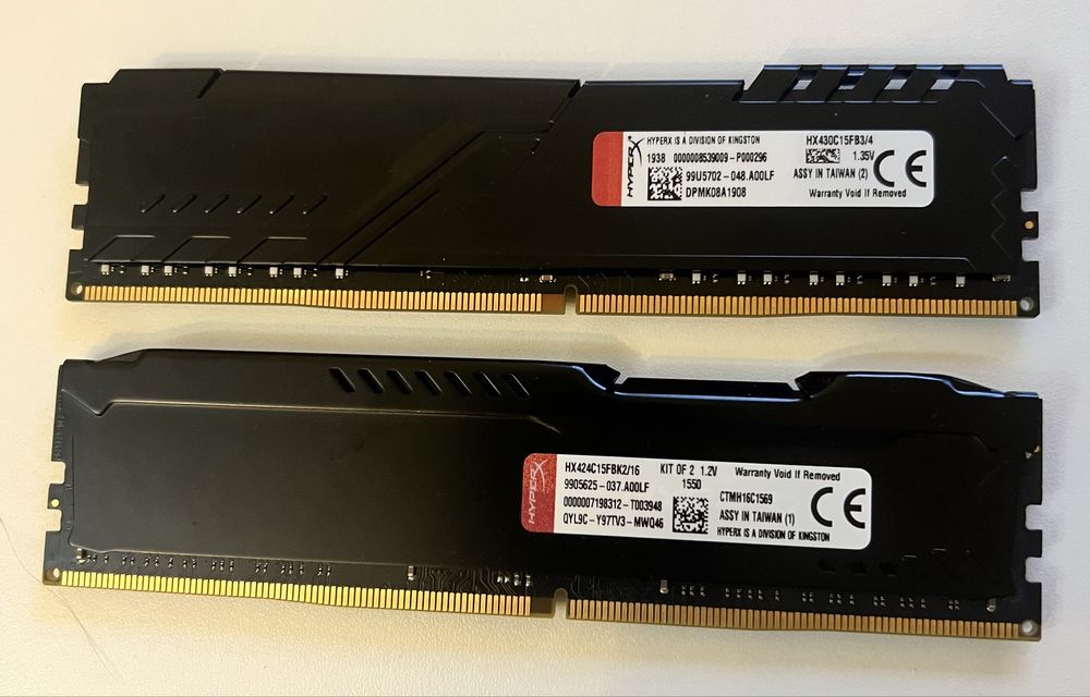 Оперативна памʼять HyperX Fury DDR4/8gb/4db. Ціна за комплект