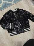 Bluza bomberka cekinowa 116