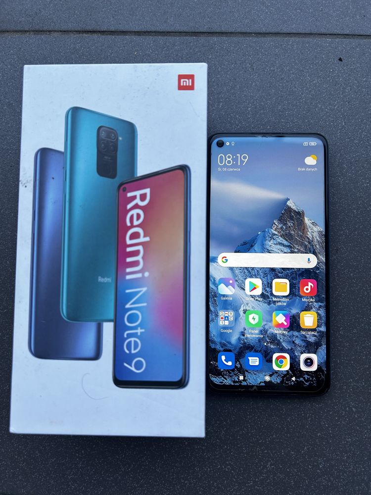 Sprzedam Xiaomi Redmi Note 9 midnight grey