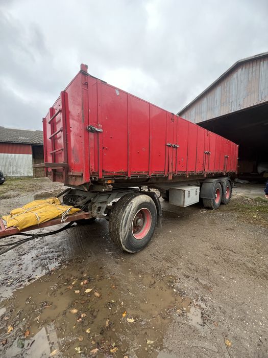 Przyczepa 3 osiowa, 16 ton, wywrot na 3 strony, dyszel