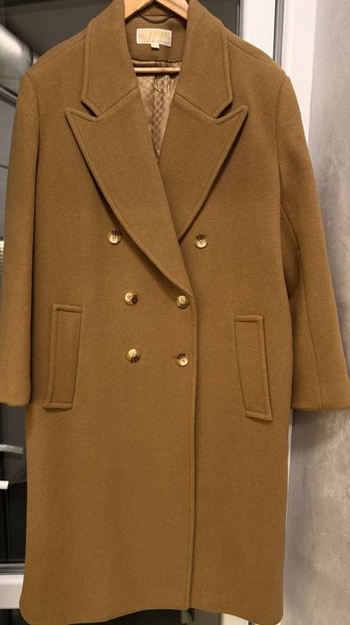 Жіноче кашемірове пальто Michael Kors в кольорі кемел,розмір L