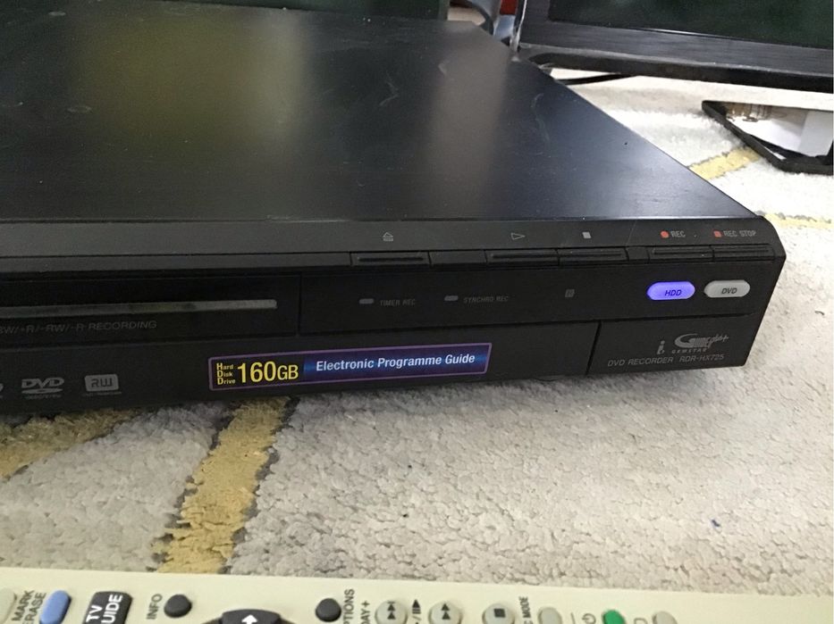 Odtwarzacz dvd z dyskiem 160gb Sony rdr hx-275