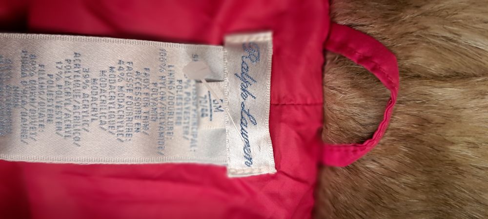 Ralph Lauren puchowy kombinezon na 6 miesięcy