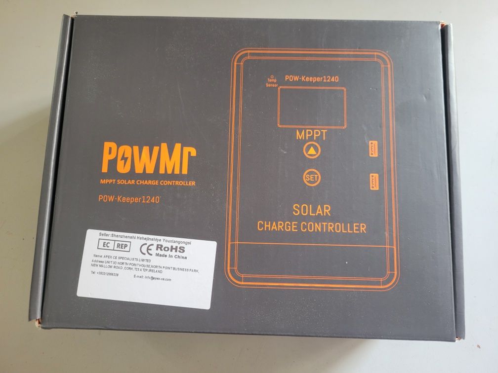 Controlador carga solar mppt 40ah