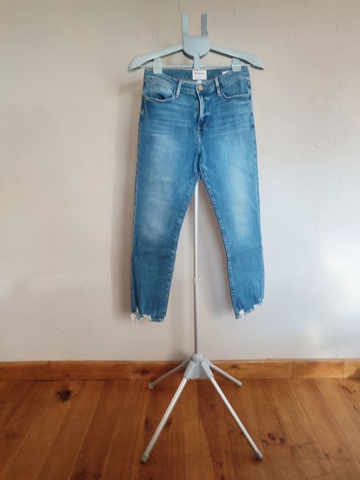 Jeansy premium Frame M 38 28 Le High Straight