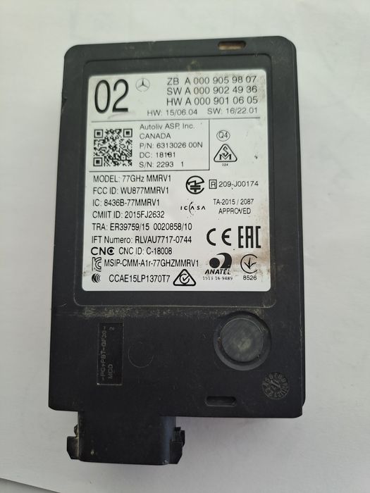 Mercedes radar czujnik distronik