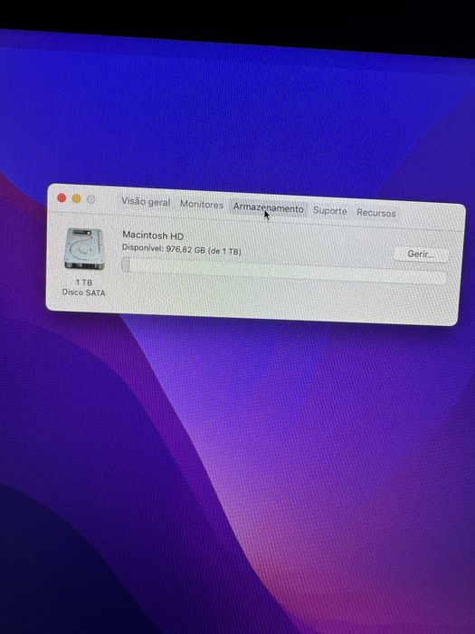 Imac 21.5 polegadas 1TB i5 quad-core 2.8GHz - adquirido no final 2017