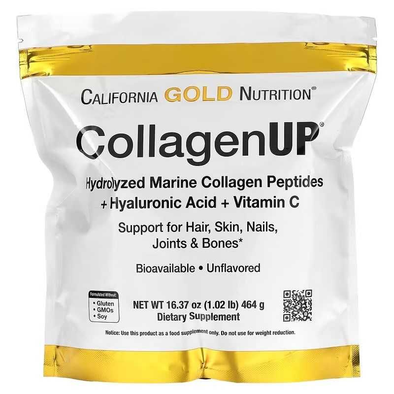 California Gold Nutrition CollagenUP морской гидролизованный коллаген.